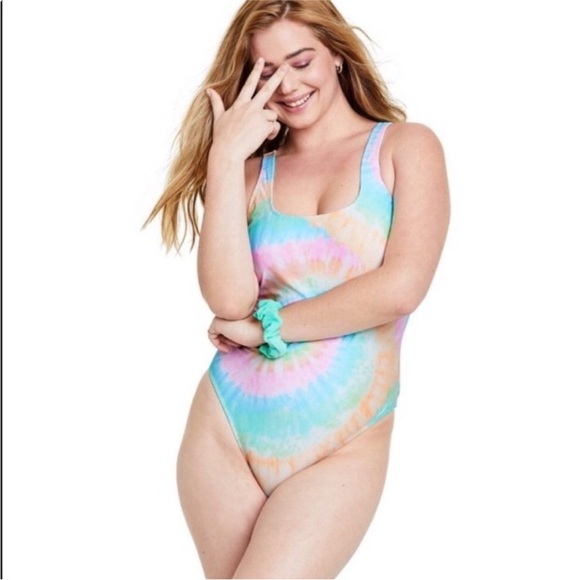 Stoney Clover Lane x Target tie dye one piece swimsuit (medium) NEW - Picture 3 of 10